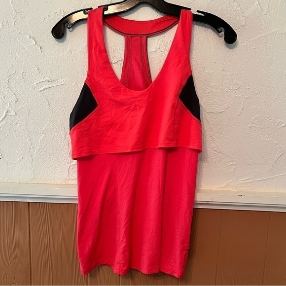 PINK Racerback Lululemon Tank Top - Picture 1 of 5